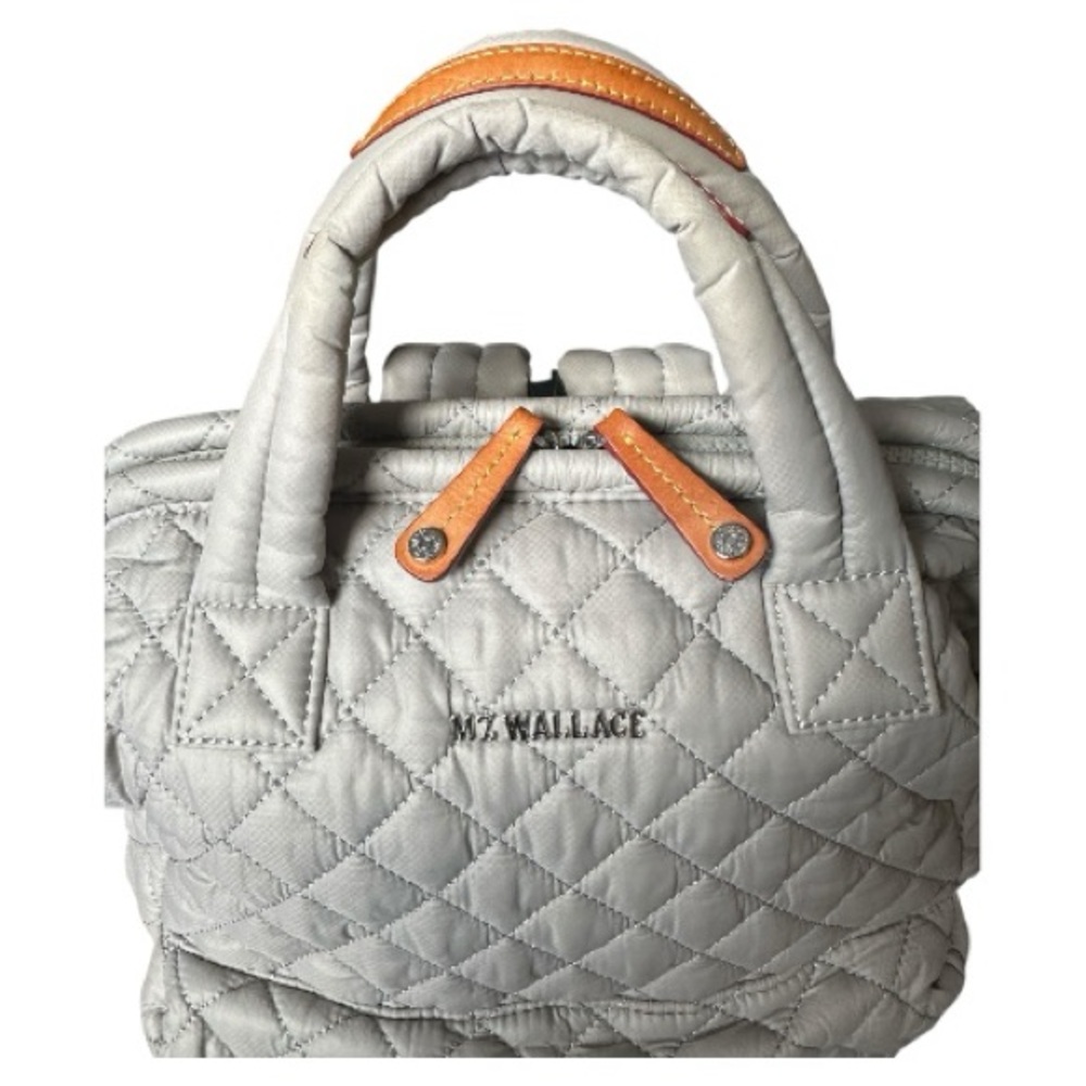 MZ Wallace | Top Handle Light Grey Backpack | EUC - Picture 5 of 10